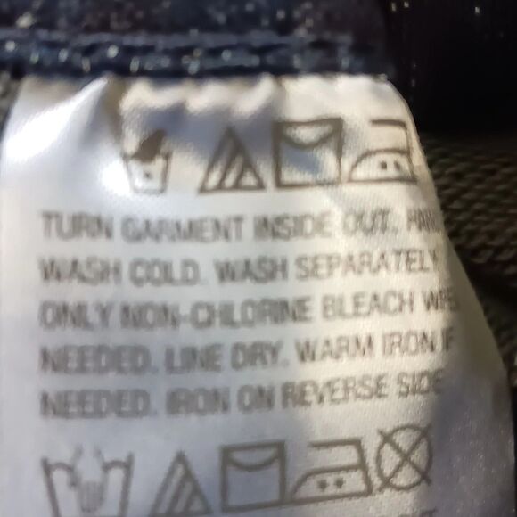 Dream Jeannes by Quacker Factory Wide Leg Crop Jeans Womens Size XXS Blue Denim - Picture 12 of 12